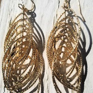 Gold Leaf Earrings